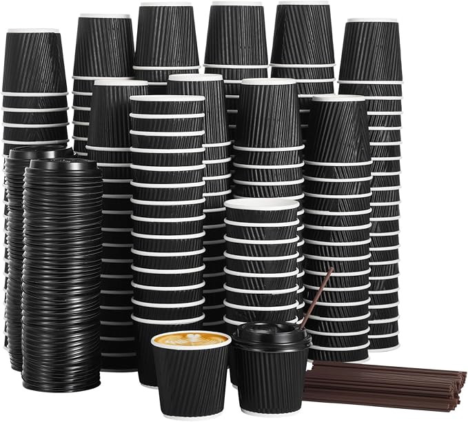 200 PCS Disposable Espresso Cups by FELISTORY
