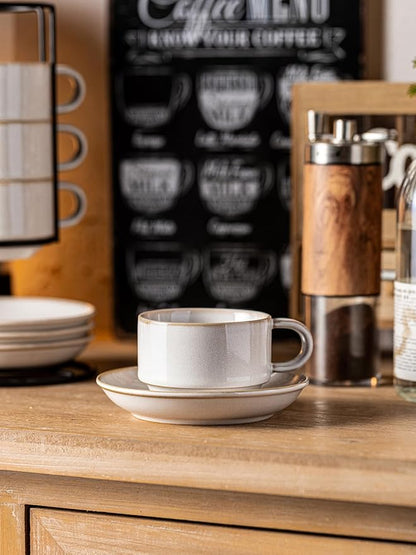 Gomakren 6 Ounce Cappuccino Cups Set of 4 - Image 8