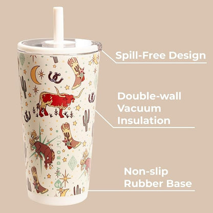 HydroJug Everyday Tumbler 20 oz, Ceramic-Lined Straw Cup - Image 3