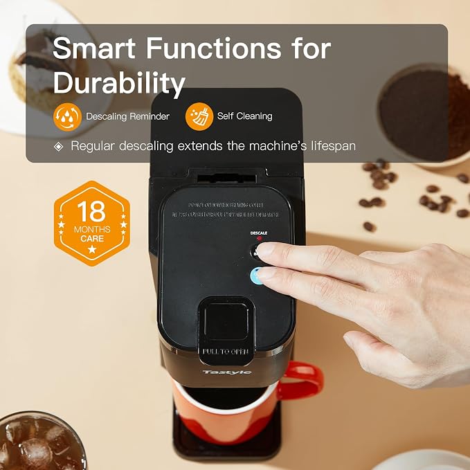 Tastyle Mini Single Serve Hot and Iced Coffee Maker - Image 7
