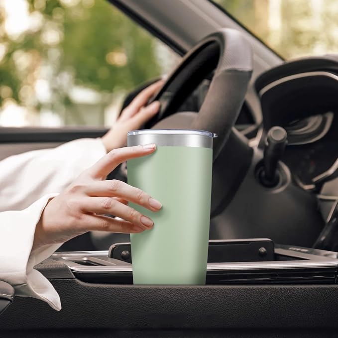 20 oz Tumbler with Lid Stainless Steel Insulated Tumblers Bulk Cups Mug | - Image 5