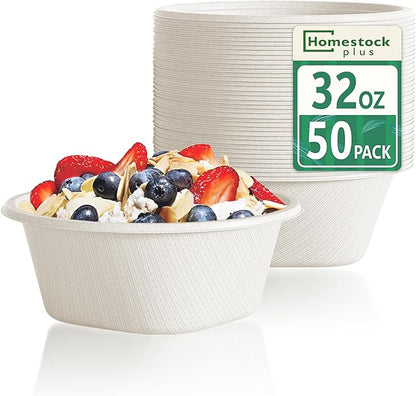 Disposable Soup Bowls 32 Oz by Homestockplus