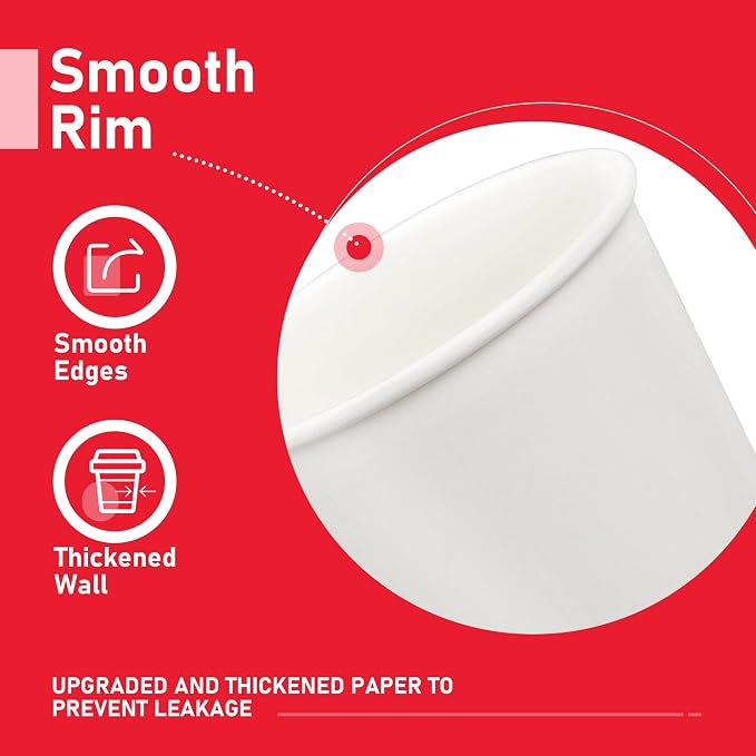 600 Pack 3 oz Disposable Paper Cups - Image 8