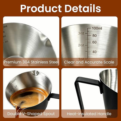 1 Pc Stainless Steel Espresso Shot Cup - Image 4