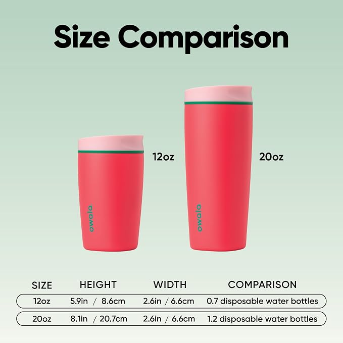 Owala SmoothSip Slider Insulated Stainless Steel Coffee Tumbler, Reusable Iced - Image 6