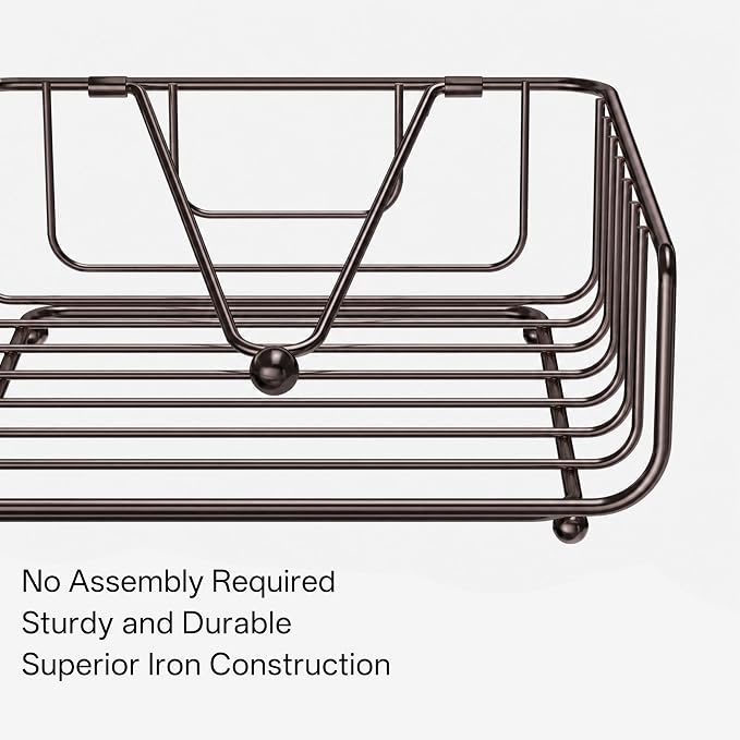 Napkin Holder for Table with Weighted Arm, Dinner Metal Flat Napkin Holders for - Image 5