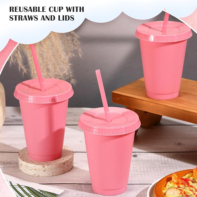 Uiifan 6 Pcs 16 oz Reusable Tumbler - Image 6