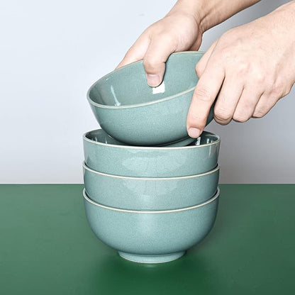 Ceramic Soup Bowl Set of 4, 24 Oz, Cereal Bowl - Image 6