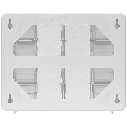 Akro-Mils 16-Drawer Plastic Drawer Storage Cabinet for Garage Organization, Beads, Makeup Organizer, Building Bricks Storage, Teacher Toolbox, 10-1/2" W x 6-1/2" D x 8-1/2" H, 10116 White