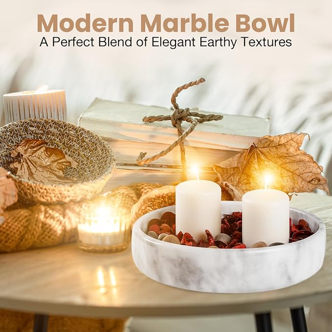 FNTSTICGOODS Marble Decorative Bowl - Image 5