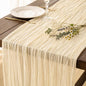 12 Pack Ivory Cream Cheesecloth Table Runner 120 Inch Boho Wedding Decor | by Fixwal