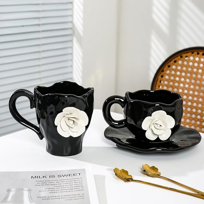 Cute Ceramic Coffee Cups, Unique Fancy Tea Cups - Image 7
