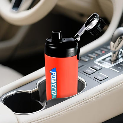 Ceramic Lined Water Bottle, 18 oz Insulated Travel Mug - Image 6