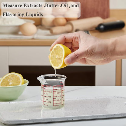 High Borosilicate Glass Measuring Cup-V-Shaped Spout，Glass Measuring Beaker - Image 5