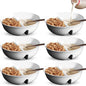 6 Pack - Just Crunch Anti-Soggy Cereal Bowl - Keeps Cereal Fresh & Crunchy | by JustSolutions