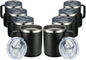 MEWAY 12oz Coffee Mug With Handle 8 Pack Bulk, Stainless Steel Insulated Travel by MEWAY