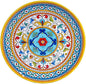 Certified International 28183 Portofino Round Platter, Melamine Heavy Weight, 650 Grams, 14-inch Diameter