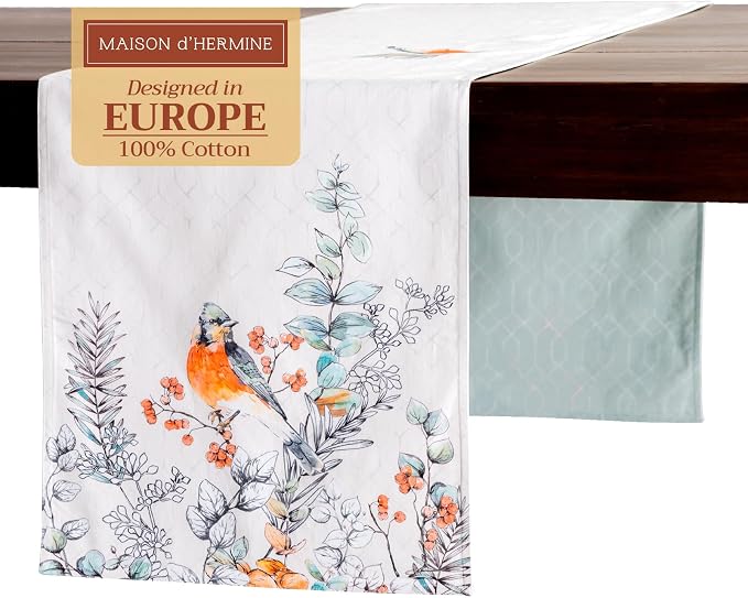 Maison d' Hermine Table Runner 100% Cotton 14.50" x 108" | Table Runners 108 by MaisondHermine