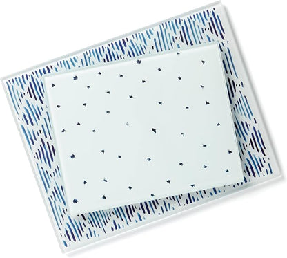 Lenox 895698 Blue Bay 2-Piece Glass Cutting Board Set - Image 2
