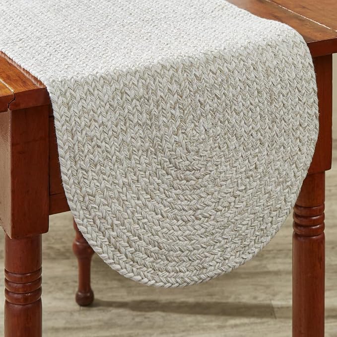 Park Designs Sea Salt Spice Bin Table Runner 15" x 54", Braided | Cotton | - Image 2