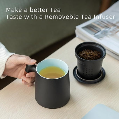 ZENS Tea Cup with Infuser and Lid - Image 2