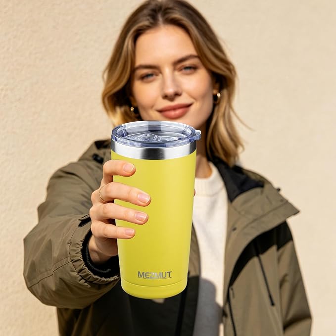 MEZMUT 20oz Insulated Tumbler Travel Coffee Mug - Image 7