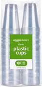 Amazon Basics Small Disposable Clear Plastic Cups by AmazonBasics