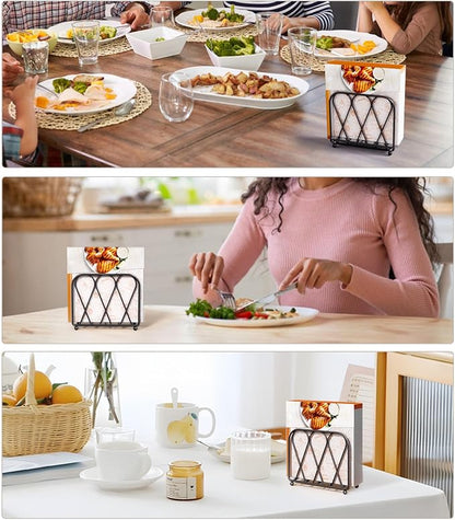Napkin Holder for Table, Modern Decor for Home Dinner in Kitchen or Dining Room - Image 7