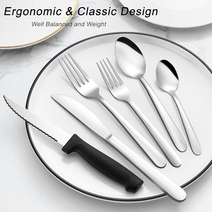 Pleafind 24-Piece Silverware Set - Image 6