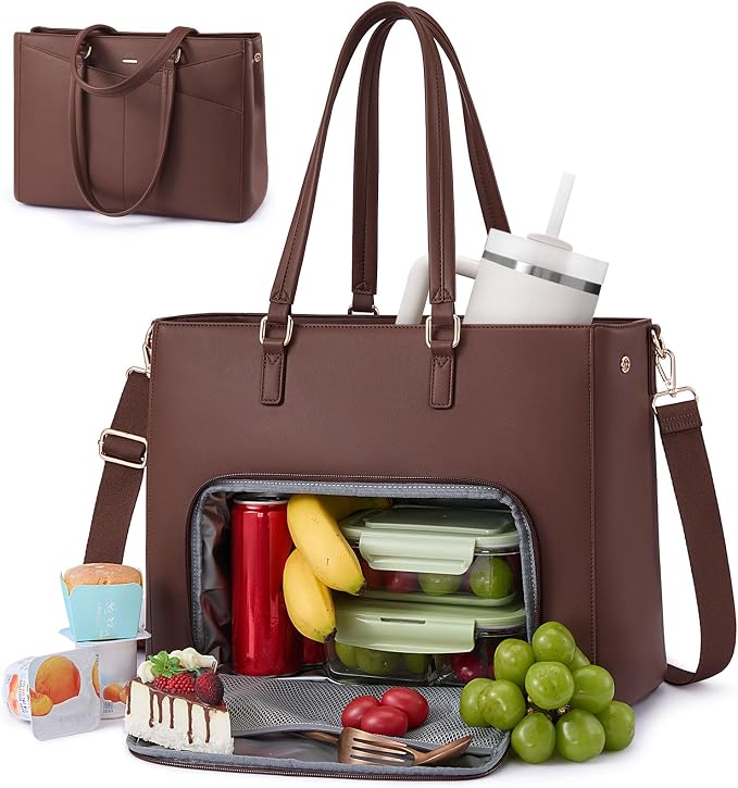 LOVEVOOK Lunch Tote Bag for Women, 3 in 1 Work Bag by LOVEVOOK
