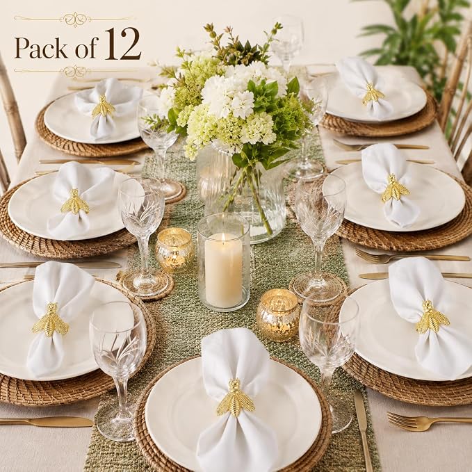 12 Pcs Decorative Fly Napkin Rings - Image 6