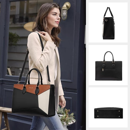 LOVEVOOK Laptop Tote Bag for Women Work Travel, Stylish Teacher Bag Purse - Image 7