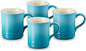 Le Creuset Stoneware Set of 4 Mugs, 14 oz. each by Unknown