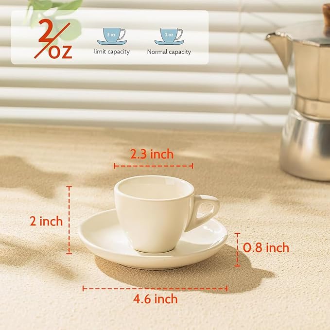 Sweese 2 Ounce Espresso Cups - Image 2