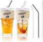 VINGER 20 oz Ribbed Glass Tumblers by VINGER