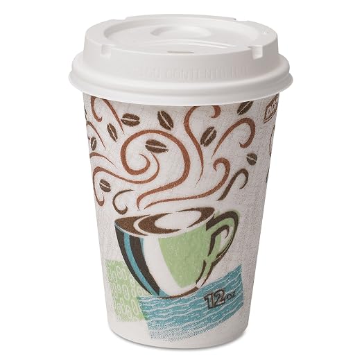Dixie 5342COMBO600 Paper Hot Cups & Lids Combo Bag by Unknown
