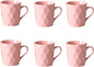 11 Ounce Porcelain Mugs, Tea and Cocoa Mug Set by MIWARE