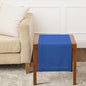 Solino Home 100% Pure Linen Table Runner Blue, Classic Hemstitch 14 x 36 in | by SolinoHome
