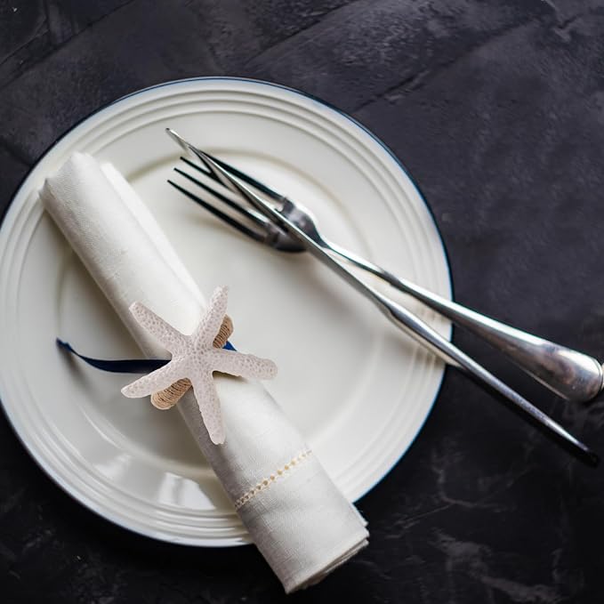 6pcs Starfish Napkin Rings - Image 6