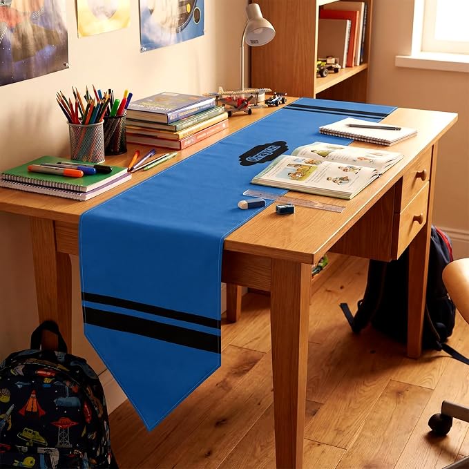 4 Pcs Crayon Table Runner 71 x 13 Inch Preschool Back to School Classroom - Image 4