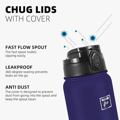 Fanhaw 20 oz Insulated Stainless Steel Water Bottle - Image 4
