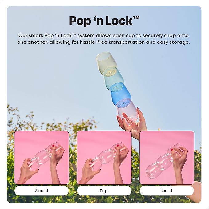 TOSSWARE POP 12oz Rocks SET OF 12, Recyclable, Unbreakable & Crystal Clear - Image 4