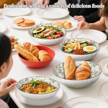 Large Serving Bowls, 78Oz Extra Large Salad Bowls Set of 2, Pasta and Dinner - Image 6