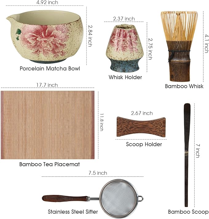 Matcha Set, 7-Piece Matcha Whisk Set - Image 5