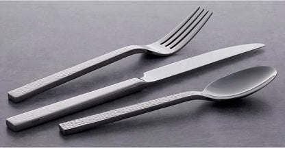 Oneida Chefs Table Hammered 45 Piece Everyday Flatware Set, Service - Image 4