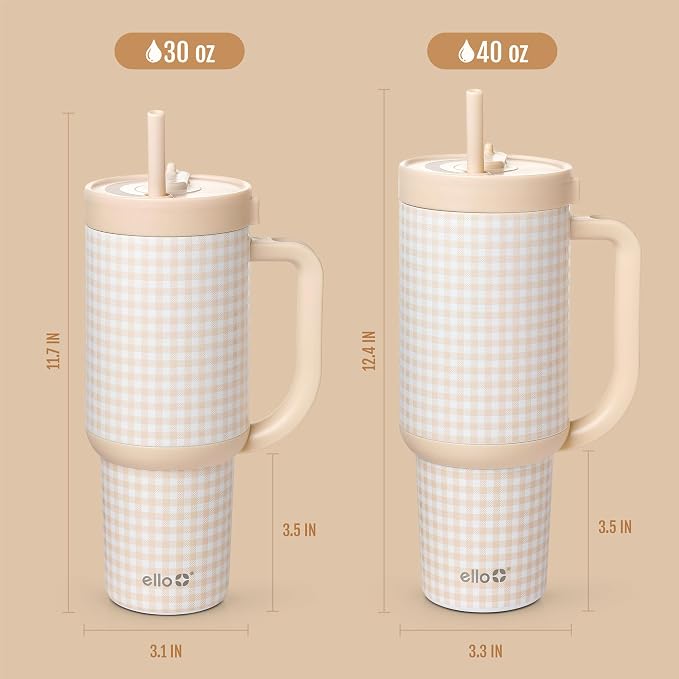 Ello Oasis 40oz Insulated Stainless Steel Tumbler - Image 8