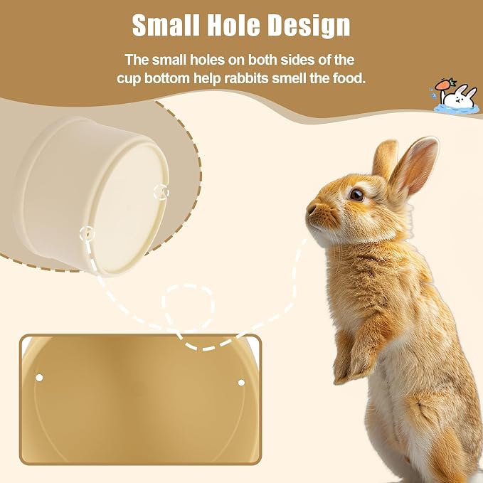8 Pcs Stacking Cups for Rabbits, Nesting Rabbit Toys of Different Sizes - Image 4
