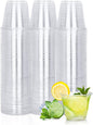 TashiBox 9 oz Disposable Plastic Cups, Crystal Clear by TashiBox