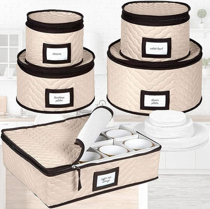 China Storage Containers 5-Piece Set Moving Boxes, Quilted Microfiber | - Image 7