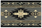 Aztec Southwest Placemats Rustic Tribal Geometric Decorative Table Mat Antique Native Heat Resistant Place Mats for Dining Kitchen Party Holiday Decor 12x18Inch Set of 6